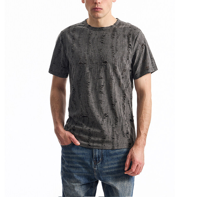 Herren T-Shirt Vintage Look Modern Strukturdesign Berlin