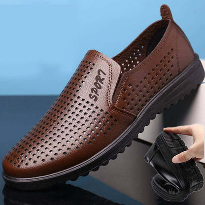 Herren Slip-On Schuhe Leicht Atmungsaktiv Sportlich