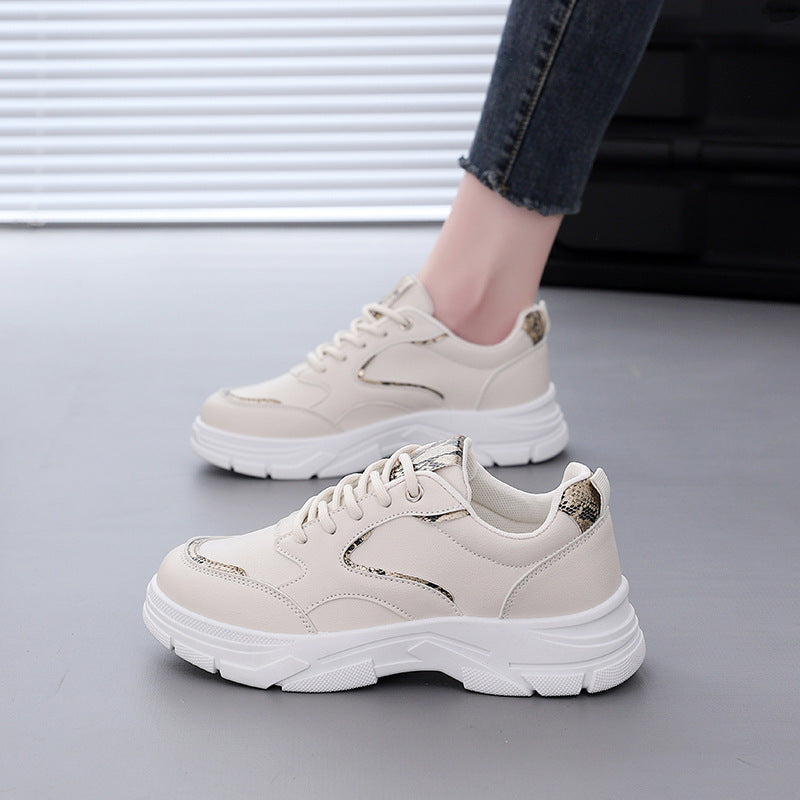 Damen Sneaker Plateau Leicht Mode Schuhe Frauen
