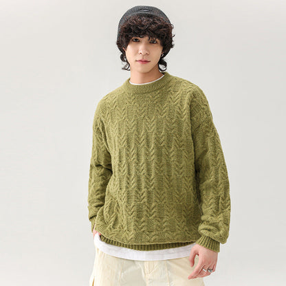 Herren Pullover Grobstrick Klassisch Modern