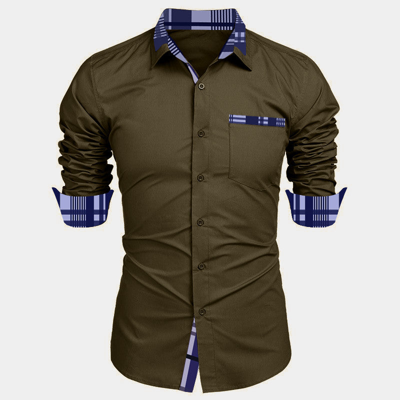 Herren Shirt Modern Kariert Berlin Style