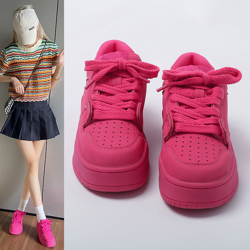 Damen Sneaker Bequem Atmungsaktiv Breite Sohle