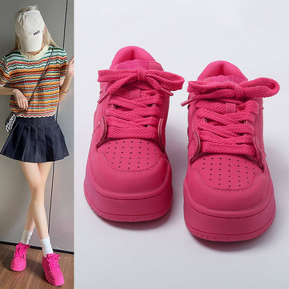 Damen Sneaker Bequem Atmungsaktiv Breite Sohle