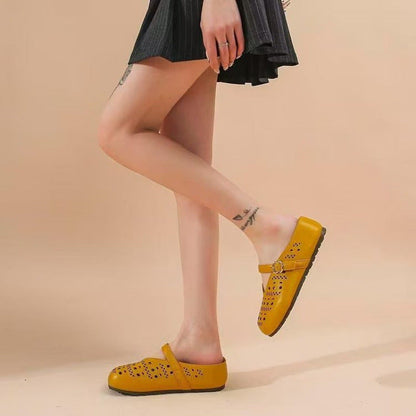 Damen Clogs Luftdurchlässig Verstellbar Modern