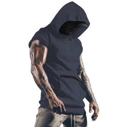 Herren Hoodie Sportlich Fit Muskelshirt Modern
