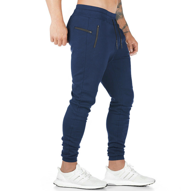 Herren Sweatpants Slim Fit Bügelfalte mit elastischem Bund