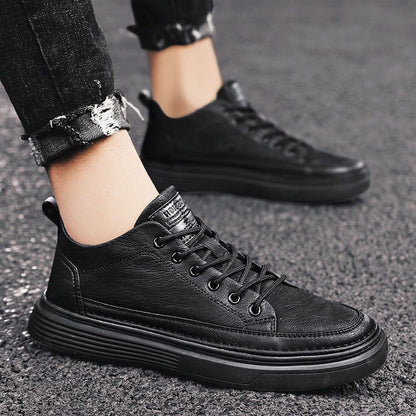 Damen Sneaker Hochwertig Bequem mit dicker Sohle