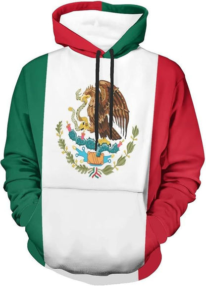 Herren Kapuzenpullover Wolfsgrafik Cooler Style Berlin