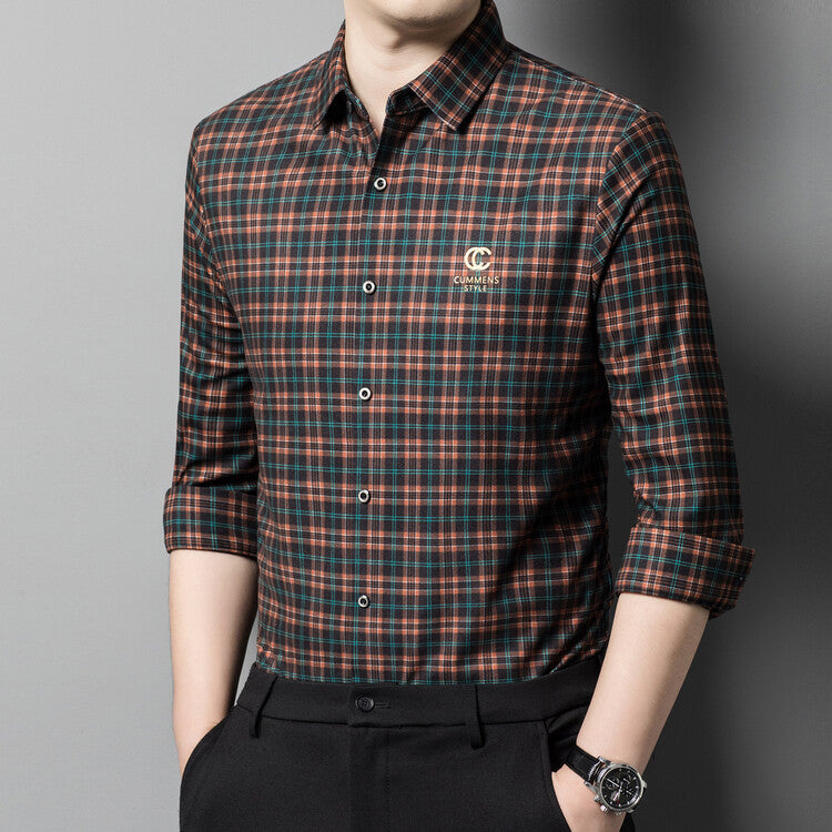 Herren Hemd Kariert Elegantes Berlin Style - BerlinGlamour