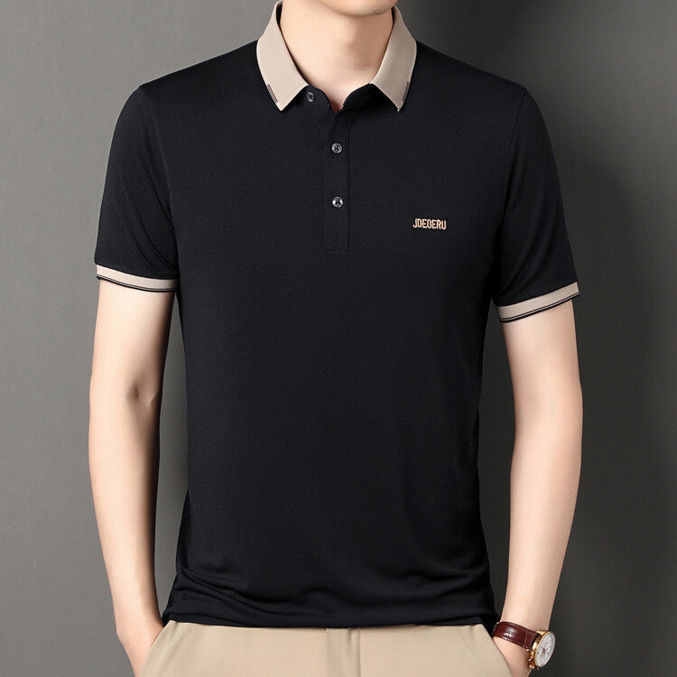 Herren Polo-Shirt Sportlich Moderner Kragen