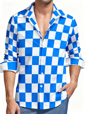 Herren Hemd Karo Modern Trendig Berlin Style