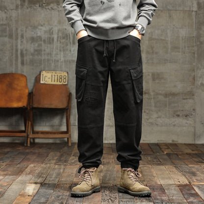 Herren Cargo-Hose Mit Verstellbarem Bund Und Vielen Taschen