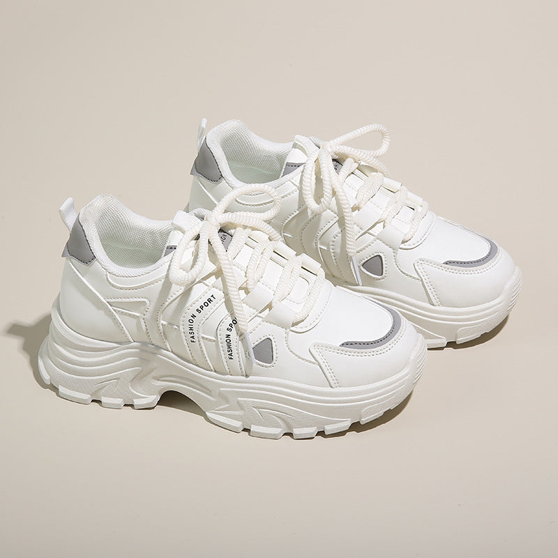 Damen Sneaker Sportlich Modisch Bequem Laufsohle