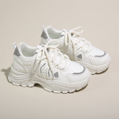 Damen Sneaker Sportlich Modisch Bequem Laufsohle