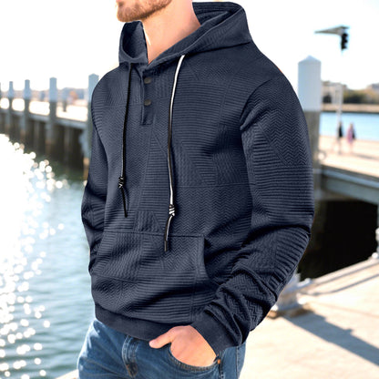 Herren Hoodie Strukturiert Modern Urban Style