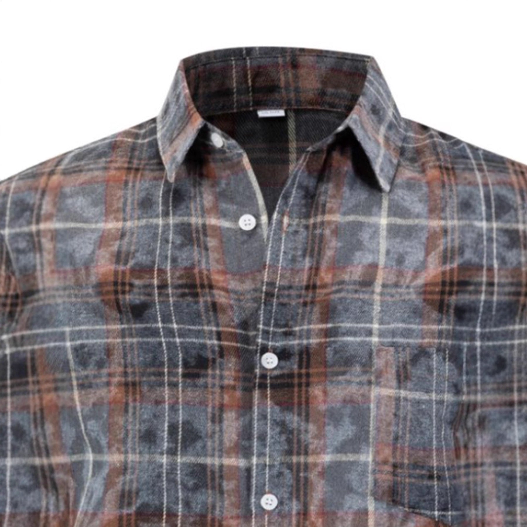 Herren Flanellhemd Karo-Design Lässig Modern - BerlinGlamour