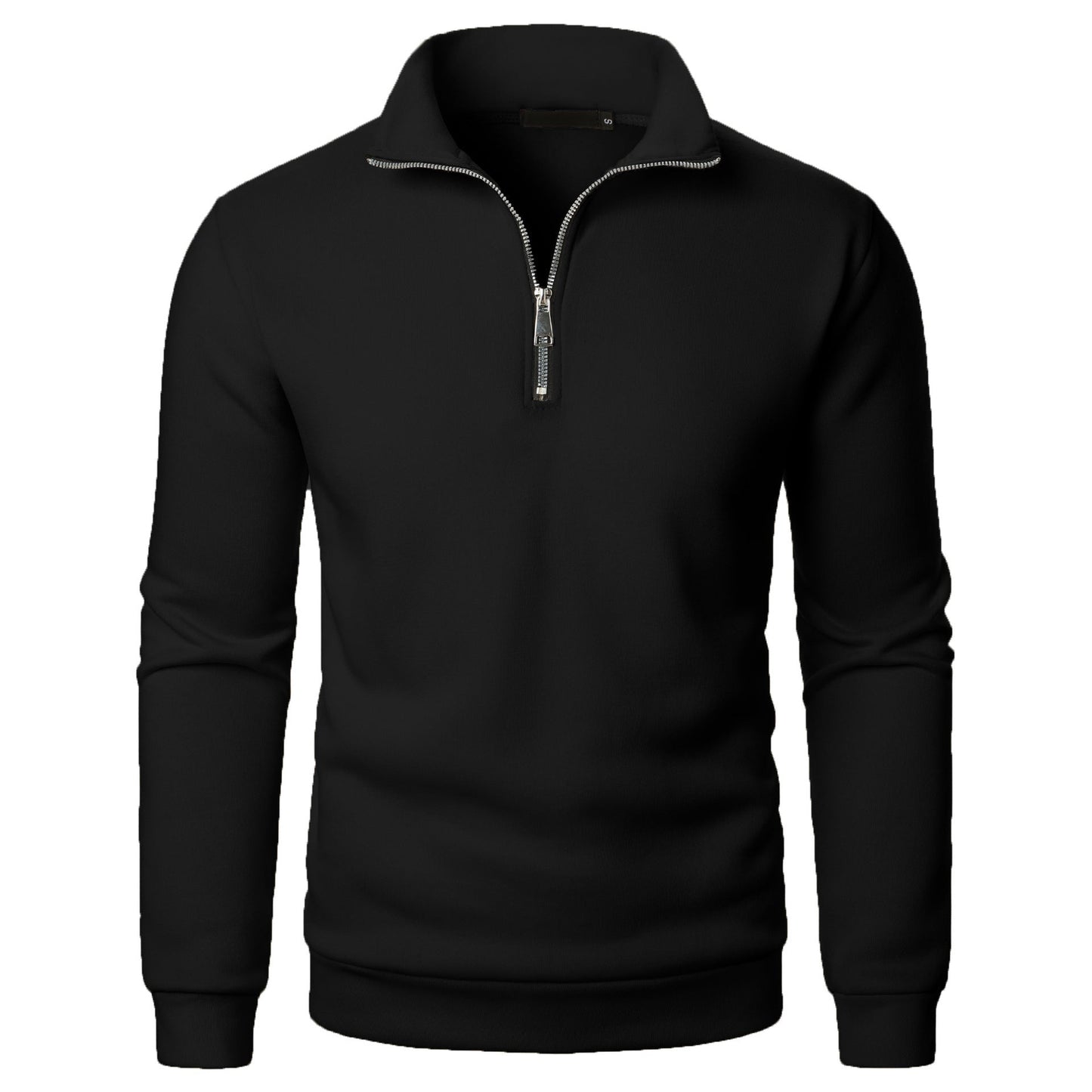 Herren Pullover Kurz Reißverschluss Modern Sportlich