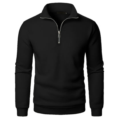 Herren Pullover Kurz Reißverschluss Modern Sportlich