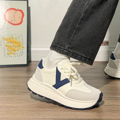 Damen Schnürschuhe Sportlich Laufschuhe Frauen