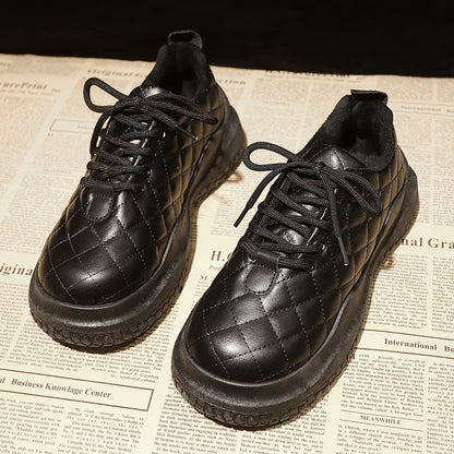 Damen Sneaker Bequem Gesteppt Komfort Sohle