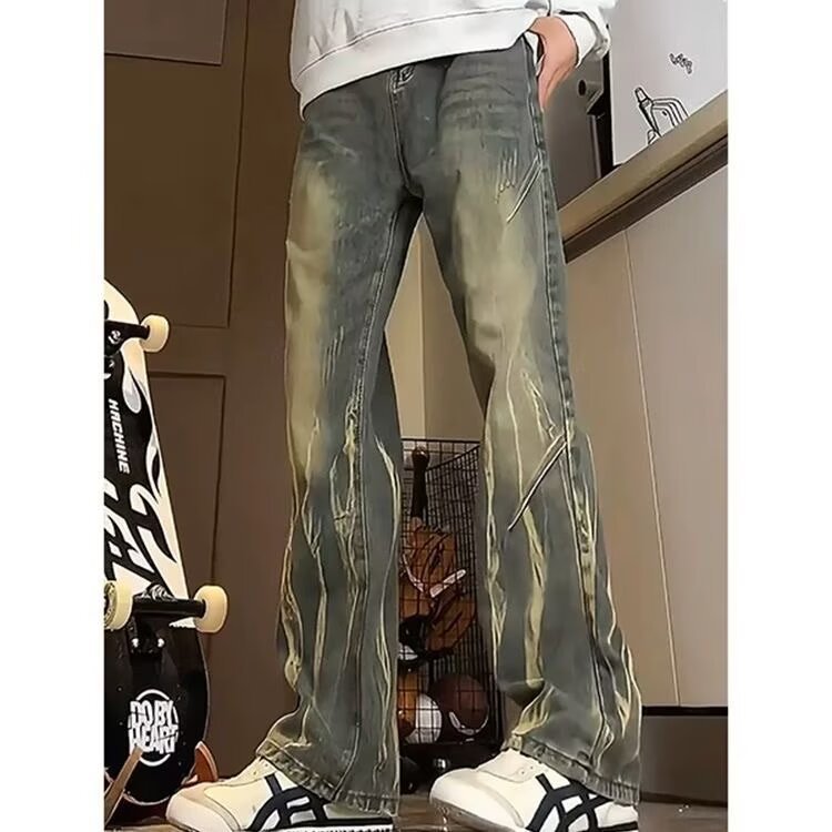 Herren Jeans Used Look Baggy Relaxed Fit