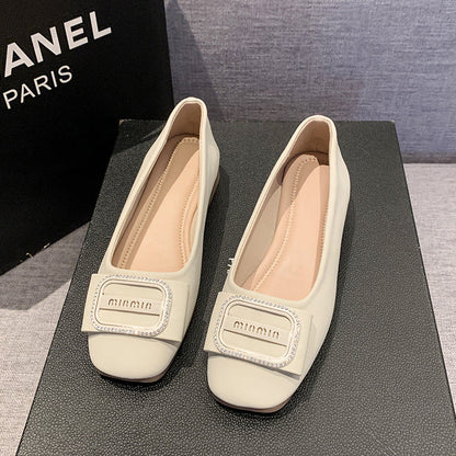 Damen Ballerinas Bequem Riemchen Schuhe Elegante Mode
