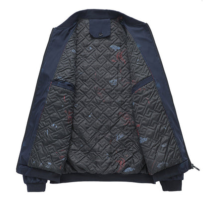 Herren Bomberjacke Leicht Athletisch Atmungsaktiv