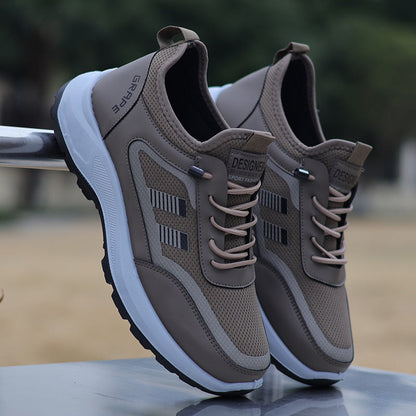 Damen Sneaker Sportlich Atmungsaktiv Weiße Laufschuhe