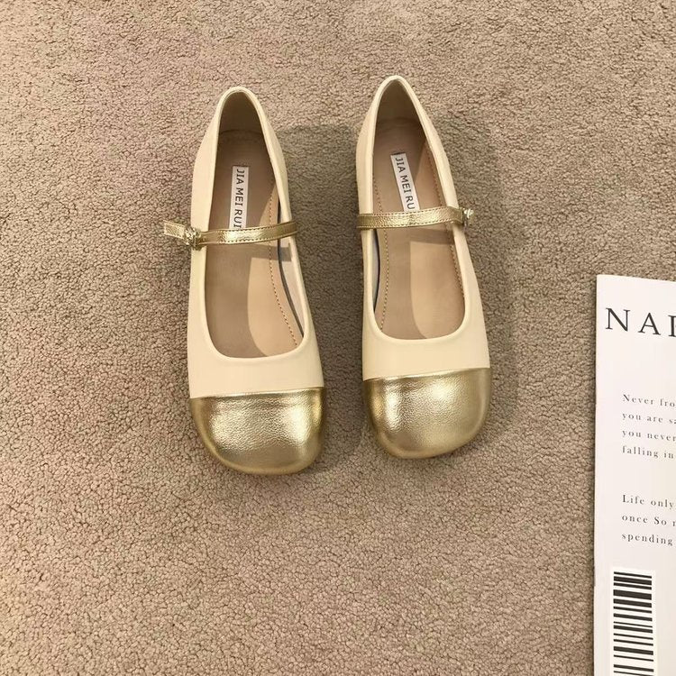 Damen Ballerinas Elegant Glänzend Schuhe für Frauen