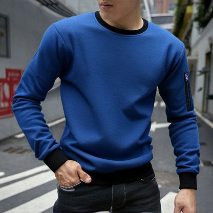 Herren Sportshirt Sweatshirt Casual Modern