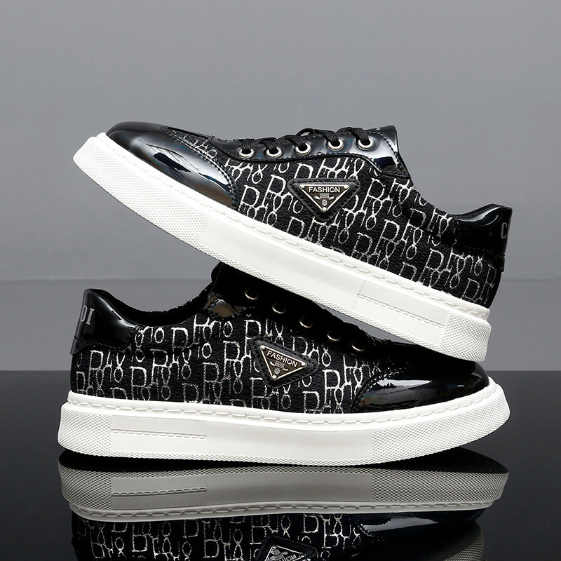 Damen Sneaker Glänzend Exklusiv Modisch