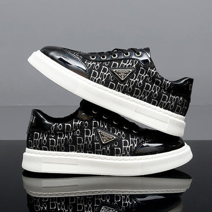 Damen Sneaker Glänzend Exklusiv Modisch
