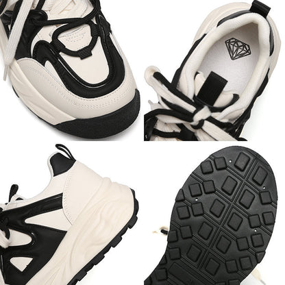 Damen Sneaker Chunky Atmungsaktiv Bequem