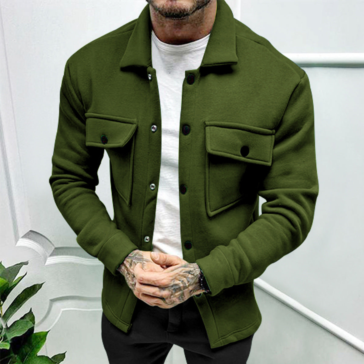 Herren Freizeitjacke Modisch Stylish Casual