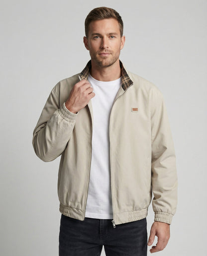 Unisex Herbstmantel Karomuster Retro Jacke Locker - BerlinGlamour