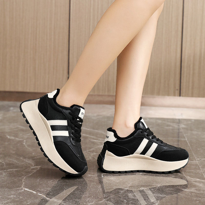Damen Sneaker Kuschelig Bequem Stylisch