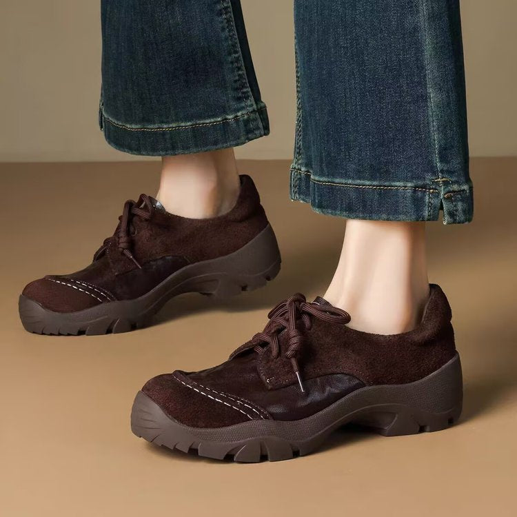 Damen Schnürschuhe Bequem Robust Anatomisch