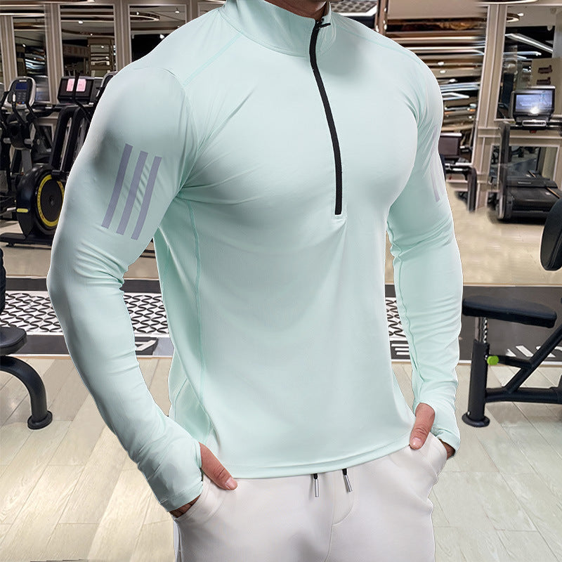 Herren Fitness-Oberteil Atmungsaktiv Kurzarm