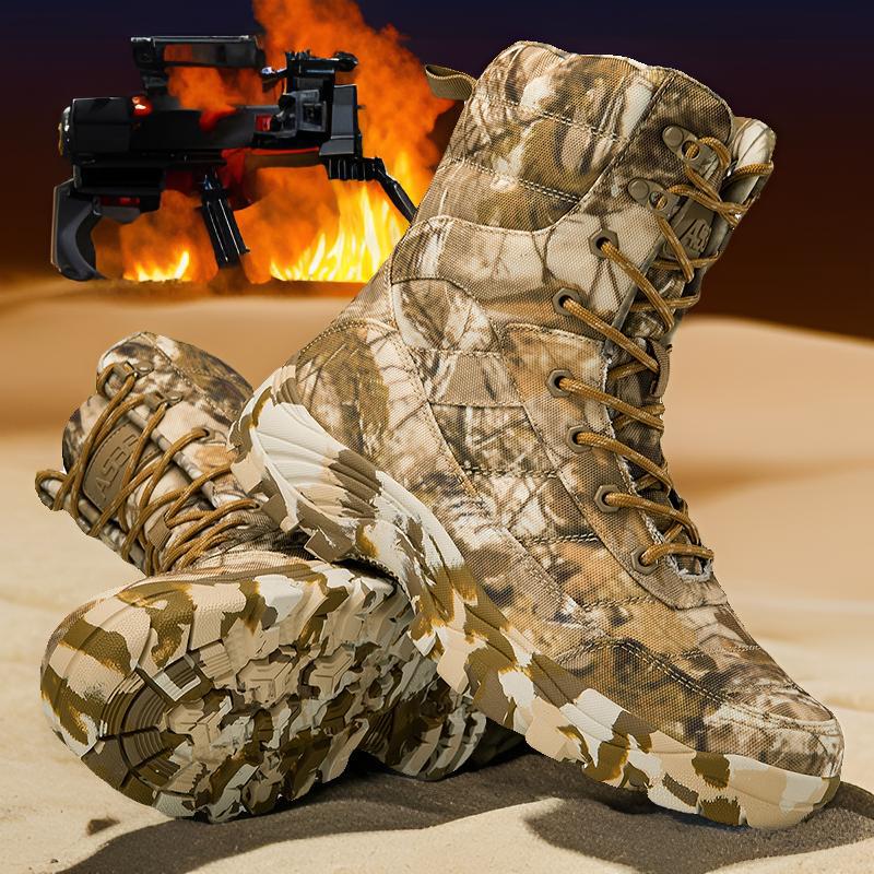 Herren Jagdstiefel Wasserdicht Rutschfest Knöchelschutz Hoch - BerlinGlamour