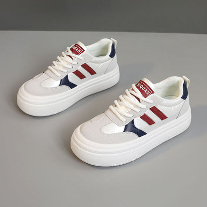Damen Sneaker Hoch Plattform Sportlich Modern