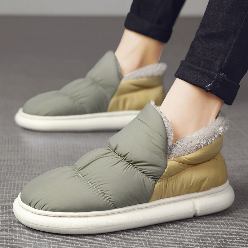 Damen Slipper Warm Gefüttert Rutschfest Winter