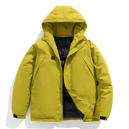 Herren Winterjacke Isolierend Warm mit Fleece-Innenfutter - BerlinGlamour