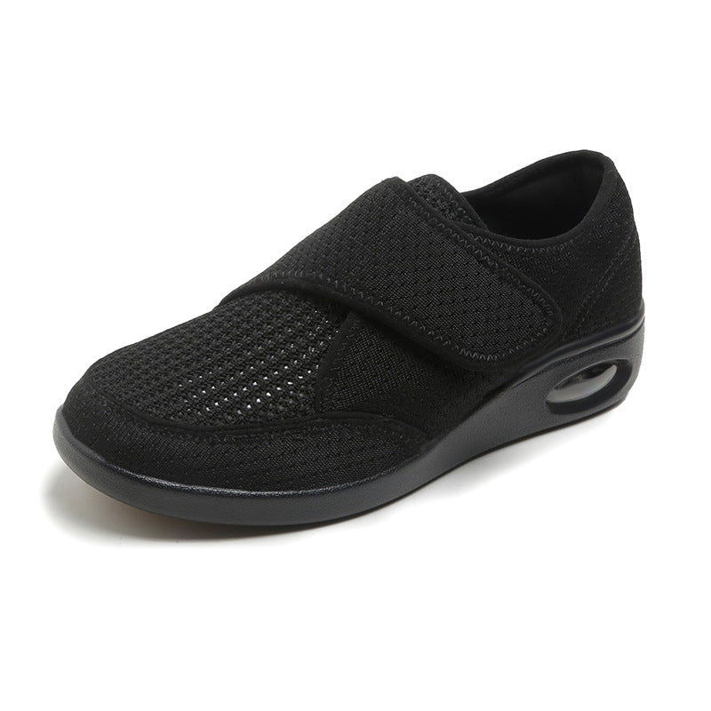 Damen Schuhe Bequem Atmungsaktiv Klettverschluss