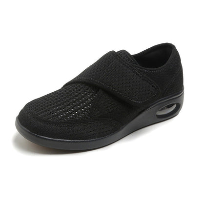 Damen Schuhe Bequem Atmungsaktiv Klettverschluss