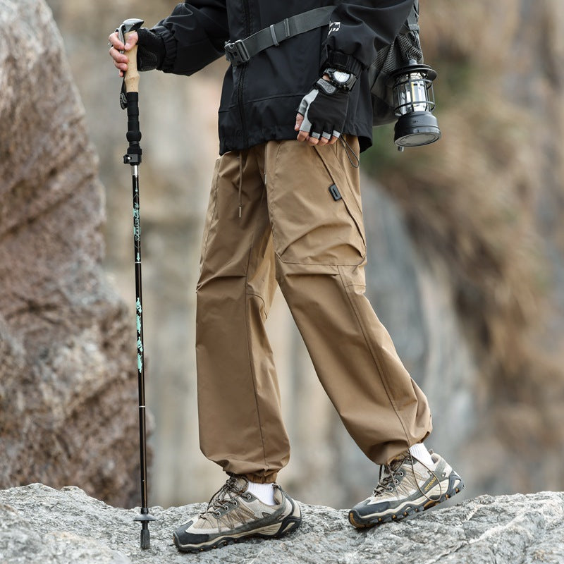 Herren Outdoor-Hose Cargo-Style mit verstellbarem Bund und Taschen