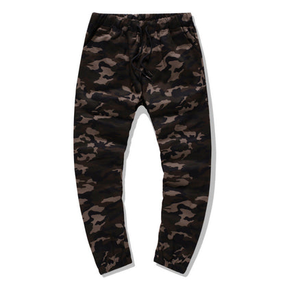 Herren Cargohose Camouflage Stretch Bund Modern