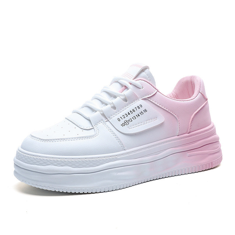 Damen Plateau Sneaker Komfortabel Dämpfung Modisch