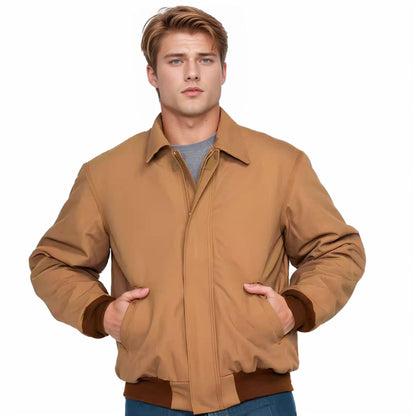 Herren lässige Übergangsjacke mit praktischem Stehkragen BerlinGlamour. - BerlinGlamour