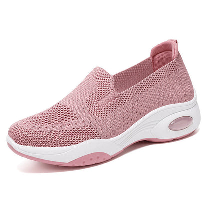 Damen Laufschuhe Bequem Atmungsaktiv Slip-On Schuhe