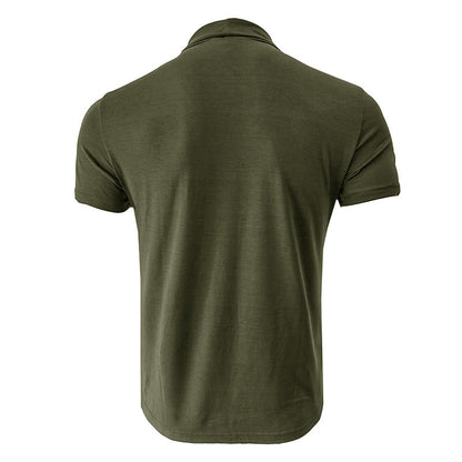 Herren T-Shirt Stehkragen Modern Berlin Style